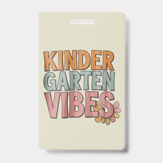 Zurück zur Schule Kindergarten vor dem ersten Schu Ausweis (Vorderseite)