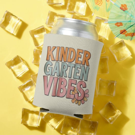 Zurück zur Schule Kindergarten vor dem ersten Schu Dosenkühler (In Situ Sommer)