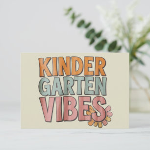 Zurück zur Schule Kindergarten Vorschule Erste Kla Dankeskarte