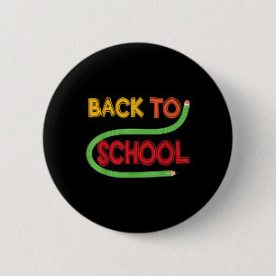 Zurück zur Schule Kindergarten Vorschule Mädchen B Button