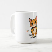 Zurück zur Schule Kitty - nein1 Kaffeetasse (Vorderseite Links)
