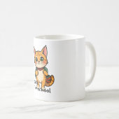 Zurück zur Schule Kitty - nein1 Kaffeetasse (VorderseiteRechts)