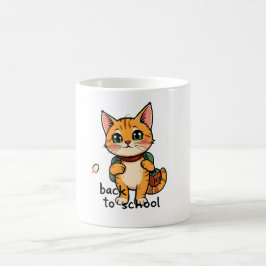 Zurück zur Schule Kitty - nein1 Kaffeetasse