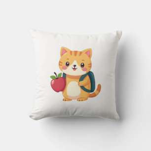 Zurück zur Schule Kitty - nein6 Kissen