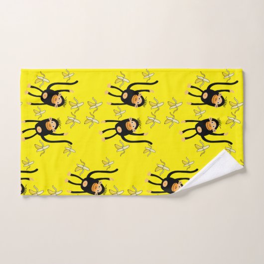 Zurück zur Schule Kleiner Affe Badhandtuch Set (Handtuch)