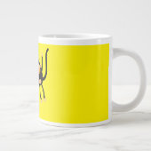 Zurück zur Schule Kleiner Affe Jumbo-Tasse (Rechts)