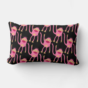 Zurück zur Schule Kleiner Affe Lendenkissen