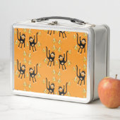 Zurück zur Schule Kleiner Affe Metall Brotdose (Beispiel)