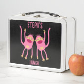 Zurück zur Schule Kleiner Affe Metall Brotdose (Beispiel)