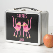 Zurück zur Schule Kleiner Affe Metall Brotdose (Beispiel)