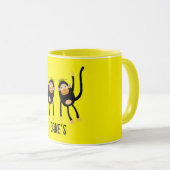 Zurück zur Schule Kleiner Affe Tasse (VorderseiteRechts)