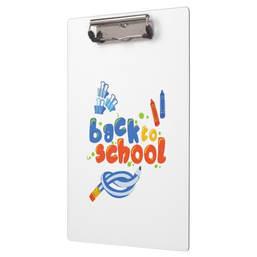 zurück zur Schule Klemmbrett (Links)