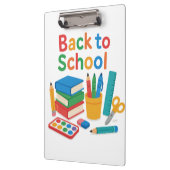 zurück zur Schule Klemmbrett (Links)