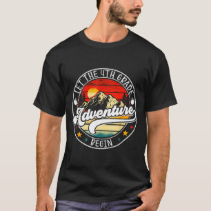 Zurück zur Schule, lasst das 4. vierte Schuljahr-A T-Shirt