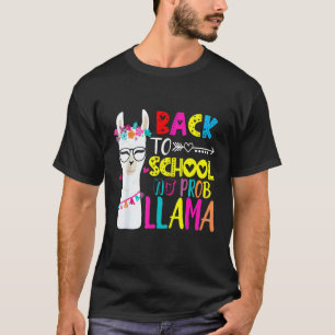 Zurück zur Schule Lehrer Kein Prob Llama T-Shirt