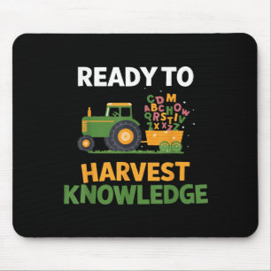 Zurück zur Schule Lehrer Landwirtschaft Traktor Ba Mousepad