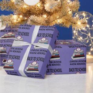 Zurück zur Schule Lehrer Schüler Geschenkpapier