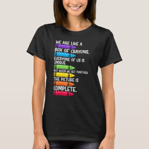 Zurück zur Schule Lehrer Wir sind wie eine Schacht T-Shirt
