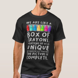 Zurück zur Schule Lehrer Wir sind wie eine Schacht T-Shirt