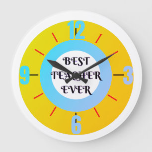Zurück zur Schule, Lehrerbewertung, Bester Lehrer Große Wanduhr