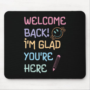 Zurück zur Schule Lehrerin Willkommen zurück im Gl Mousepad
