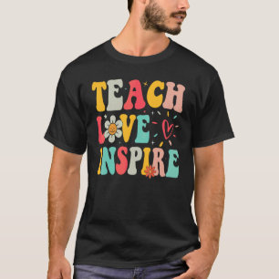 Zurück zur Schule Liebe lehren inspirieren Retro G T-Shirt