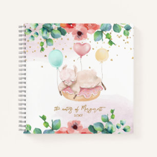 Zurück zur Schule Llama Girl Sketchbook Notizblock