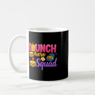 Zurück zur Schule Lunch Lady Squad Lunch Hero Squa Kaffeetasse