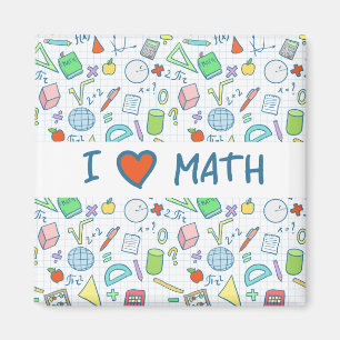 Zurück zur Schule: Magnet "Ich Liebe Mathematik"