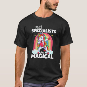 Zurück zur Schule Mathe-Spezialist-Squad Einhorn-M T-Shirt
