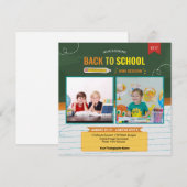 Zurück zur Schule Mini-Session-Vorlage (Vorne/Hinten)