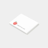 Zurück zur Schule Minimalistischer Niedlicher Appl Post-it Klebezettel (angewinkelt)