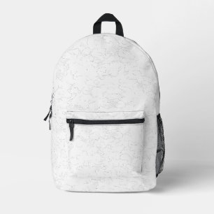 Zurück zur Schule Minimalistischer Stil Bedruckter Rucksack
