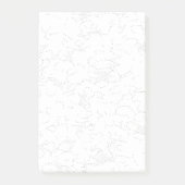 Zurück zur Schule Minimalistischer Stil Post-it Klebezettel (Vorderseite)