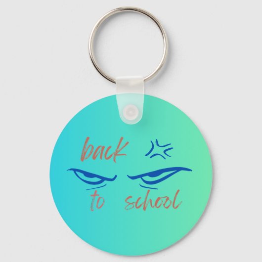 Zurück zur Schule mit einer animierten Drehung Schlüsselanhänger (Vorderseite)