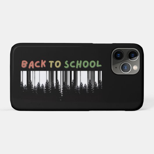 Zurück zur Schule mit einer Touch von Wildbäumen Case-Mate iPhone Hülle (Rückseite (Horizontal))
