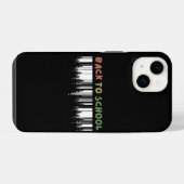 Zurück zur Schule mit einer Touch von Wildbäumen iPhone Hülle (Rückseite (Horizontal))