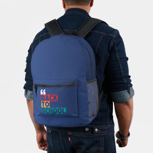 Zurück zur Schule mit klassischer und eleganter To Bedruckter Rucksack (Insitu (Modell))