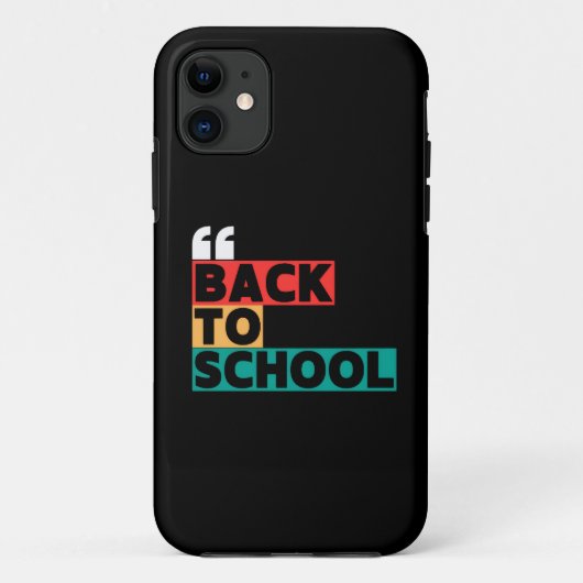 Zurück zur Schule mit klassischer und eleganter To Case-Mate iPhone Hülle (Rückseite)