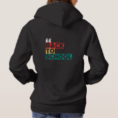 Zurück zur Schule mit klassischer und eleganter To Hoodie (Rückseite)