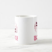 Zurück zur Schule mit lustigen Kinderschulmaterial Kaffeetasse (Mittel)