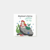 Zurück zur Schule mit Meerjungfrauen und dem Meer Post-it Klebezettel (Vorderseite)