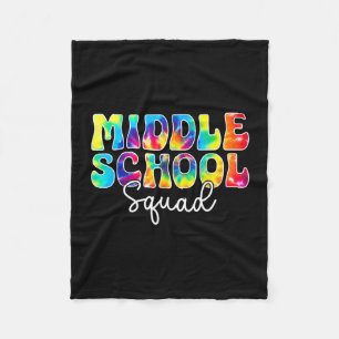 Zurück zur Schule Mittelschul-Squad-Team-Lehrer Fleecedecke