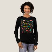 Zurück zur Schule Modern Tri-Blend Shirt (Volle Vorderseite)