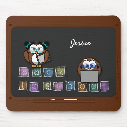 zurück zur Schule Mousepad (Vorne)