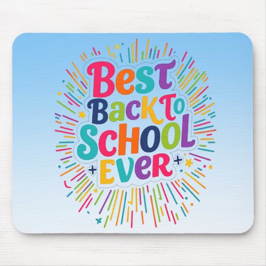 Zurück zur Schule Mousepad (Vorne)