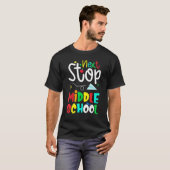 Zurück zur Schule Nächste Mittelschule Hallo Middl T-Shirt (Vorne ganz)