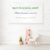 Zurück zur Schule Nacht Vinyl Banner - Custom Scho (Insitu)