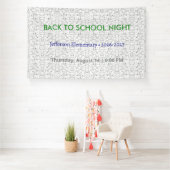Zurück zur Schule Nacht Vinyl Banner - Custom Scho (Insitu)