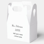 Zurück zur Schule Name der Lehrerin Jahr der Schul Geschenkschachtel (Geöffnet)